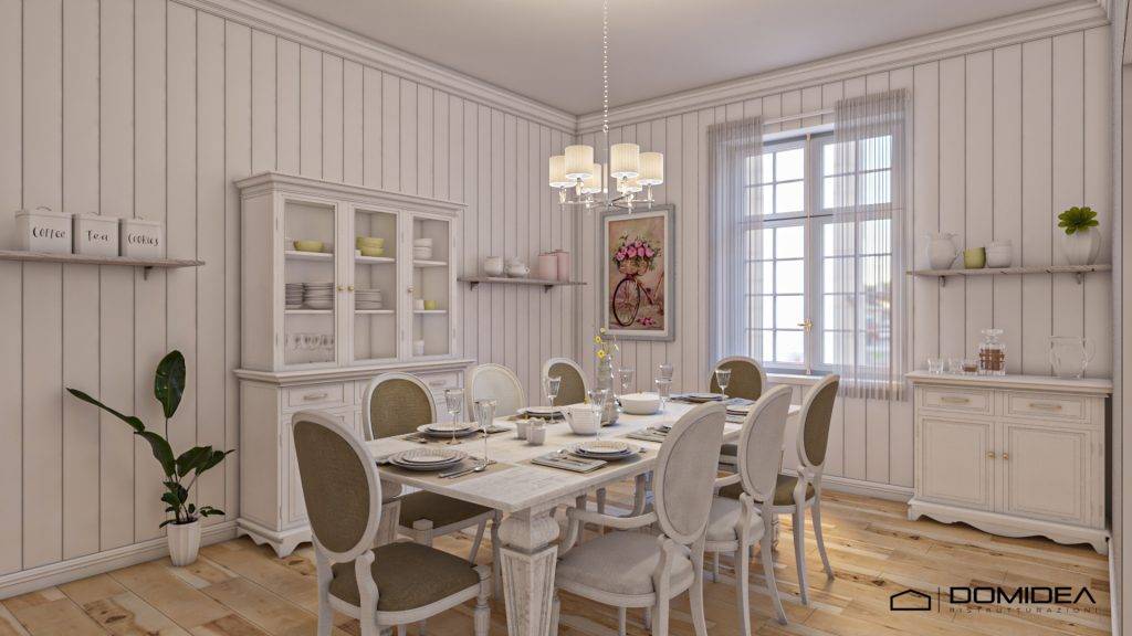 Domidea - Stile Shabby Chic Sala da pranzo